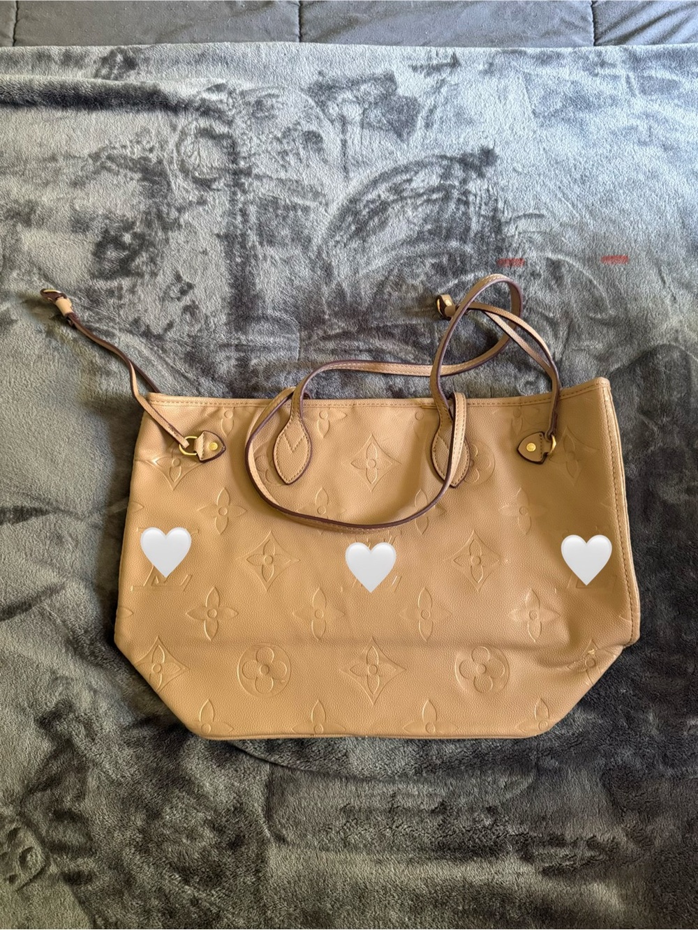 designer inspired Tan Leather Bag